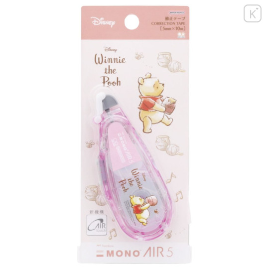 Japan Disney Mono Air Correction Tape - Winnie The Pooh : Pink - 4