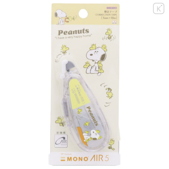 Japan Peanuts Mono Air Correction Tape - Snoopy & Woodstock - 4