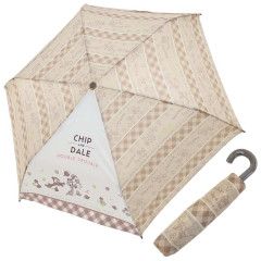 Japan Disney Folding Umbrella - Chip & Dale / Double Trouble