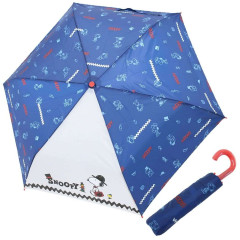 Japan Peanuts Folding Umbrella - Snoopy / Blue & White