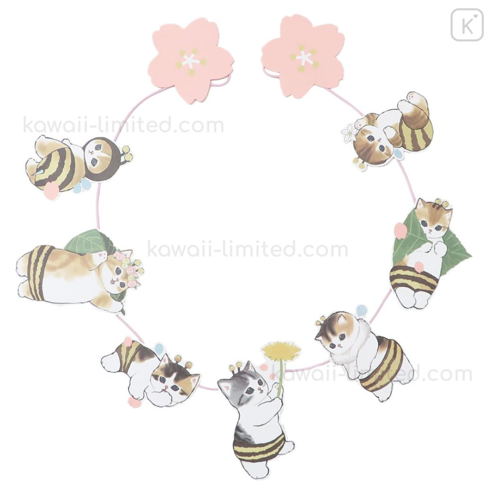 Mofusand Resin Sticker Sheet - Bee Cats — Enigma Stationery