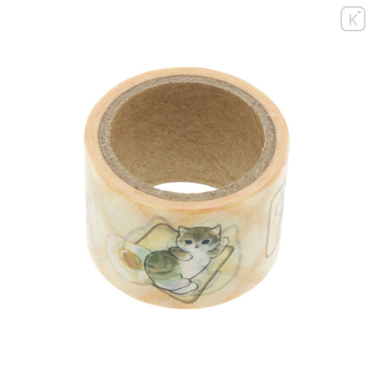 Japan Mofusand Masking Tape - Cat / Bread - 1