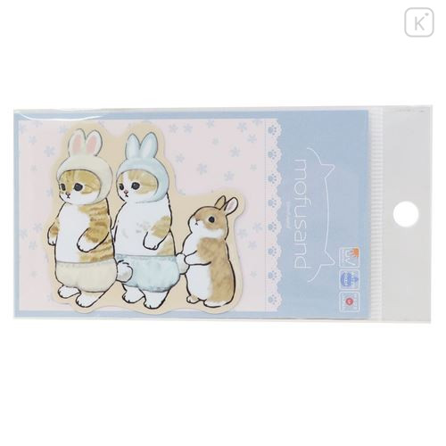Japan Mofusand Vinyl Sticker - Cat / Rabbit Line Up - 1
