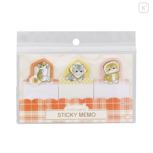 Japan Mofusand Sticky Note - Cat / Bread - 1