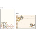 Japan Mofusand Mini Notepad - Cat / Bread - 4