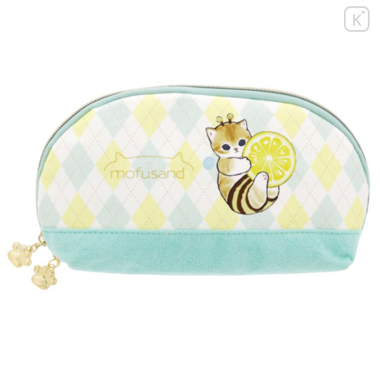 Japan Mofusand Pouch - Cat / Bee & Lemon - 1