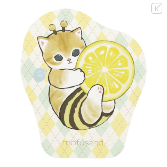 Japan Mofusand Postcard - Cat / Bee & Lemon - 1