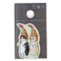 Japan Mofusand Vinyl Sticker - Cat / Tempura - 1