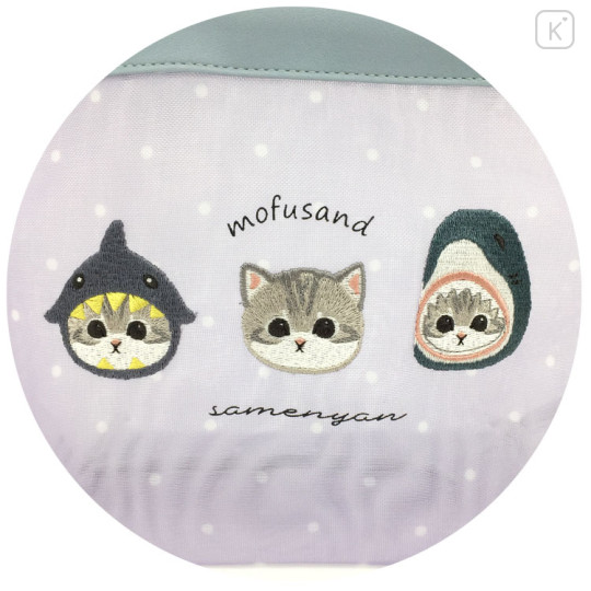 Japan Mofusand Mini Mesh Tote Bag - Cat / Shark Cosplay - 3
