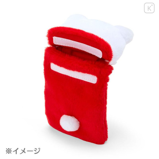 Japan Sanrio Original Fleece Fabric Card Holder - Hangyodon / Enjoy Idol - 5