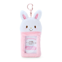 Japan Sanrio Original Fleece Fabric Card Holder - Wish Me Mell / Enjoy Idol