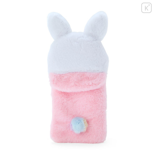 Japan Sanrio Original Fleece Fabric Card Holder - Wish Me Mell : Enjoy Idol - 3