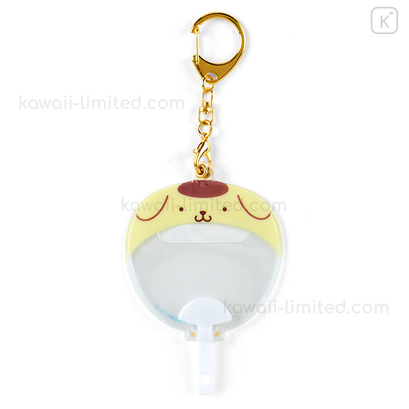 Japan Sanrio Original Can Badge Case - Pompompurin : Enjoy Idol