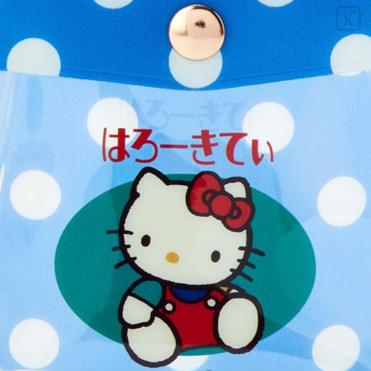 Japan Sanrio Keychain Mini Pouch - Hello Kitty / Fancy Retro - 4