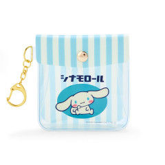 Japan Sanrio Keychain Mini Pouch - Cinnamoroll / Fancy Retro