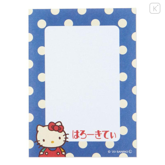 Japan Sanrio Mini Notepad - Hello Kitty / Fancy Retro - 5