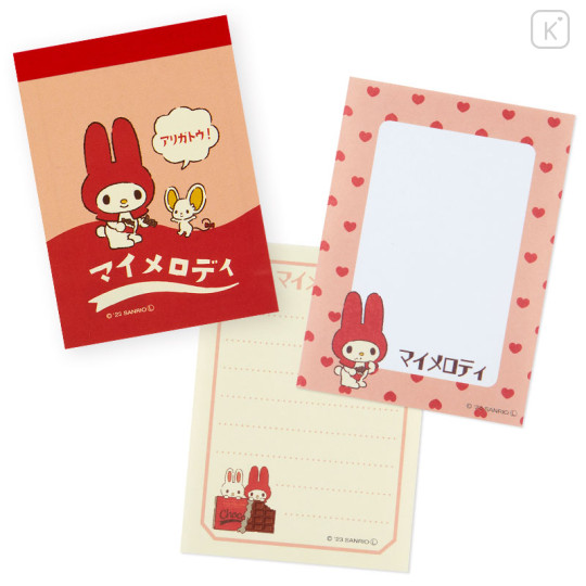 Japan Sanrio Mini Notepad - My Melody / Fancy Retro - 1