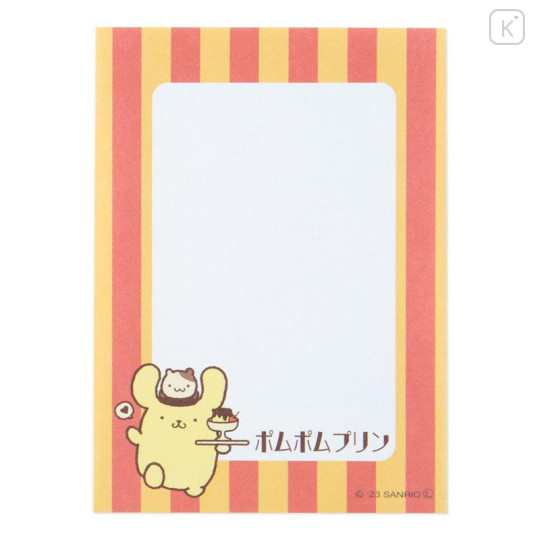 Japan Sanrio Mini Notepad - Pompompurin / Fancy Retro - 5