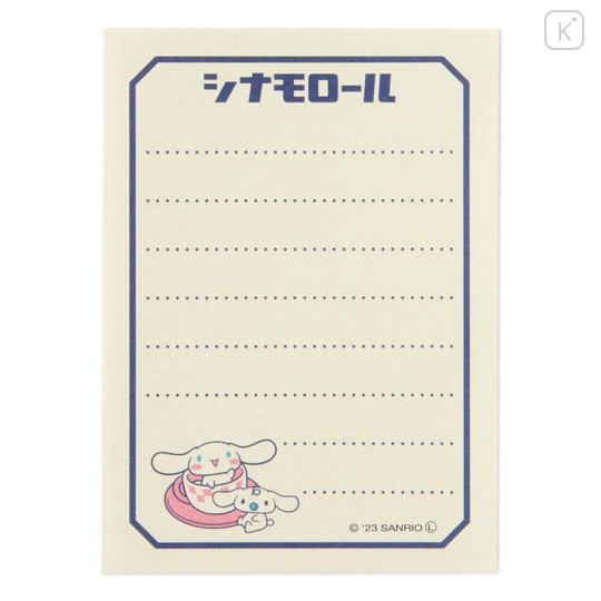 Japan Sanrio Mini Notepad - Cinnamoroll / Fancy Retro - 4