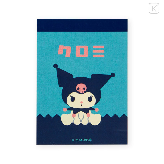 Japan Sanrio Mini Notepad - Kuromi : Fancy Retro - 2