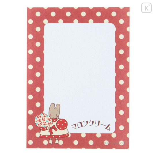 Japan Sanrio Mini Notepad - Marron Cream / Fancy Retro - 5