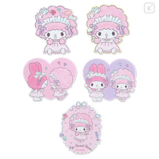 Japan Sanrio Original Sticker Set - My Sweet Piano : Meringue Party - 2