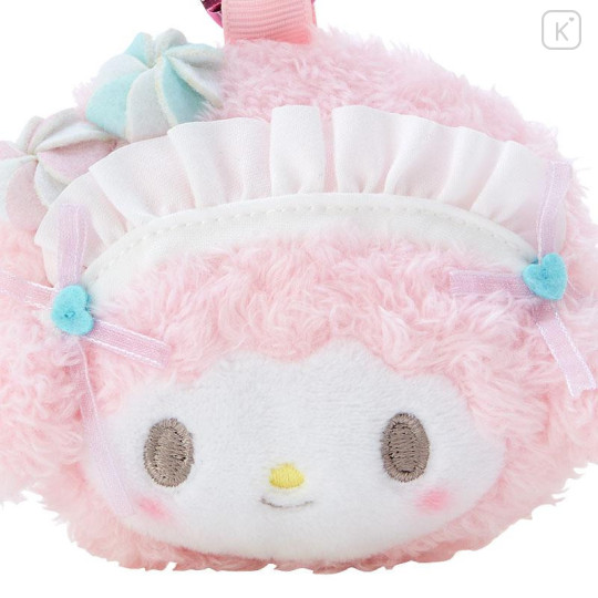 Japan Sanrio Original Face Shaped Mini Pouch - My Sweet Piano : Meringue Party - 4