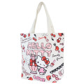 Japan Sanrio Tote Bag- Hello Kitty / Comic Pink Perfume - 1