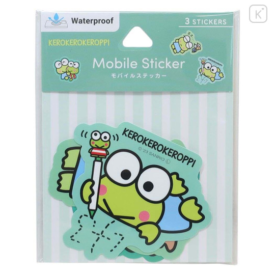 Japan Sanrio Vinyl Deco Sticker Set - Keroppi / Home - 1