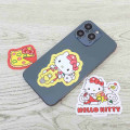 Japan Sanrio Vinyl Deco Sticker Set - Hello Kitty / Pizza - 2