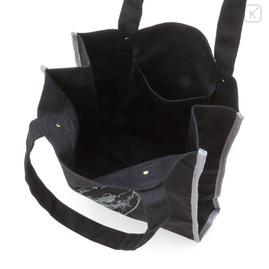 Japan Sanrio Original Big Tote Bag - Kuromi Delusional Princess - 3