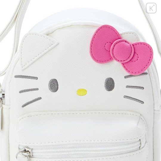 Japan Sanrio Original Face Shoulder Bag - Hello Kitty - 4