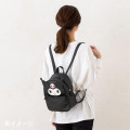 Japan Sanrio Original Face Backpack - Kuromi - 5
