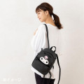 Japan Sanrio Original Face Backpack - Kuromi - 6