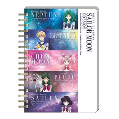 Japan Sailor Moon B6 Twin Ring Notebook - Outer Guardians / Movie Cosmos