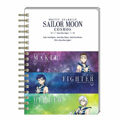 Japan Sailor Moon B6 Twin Ring Notebook - Star Lights / Movie Cosmos