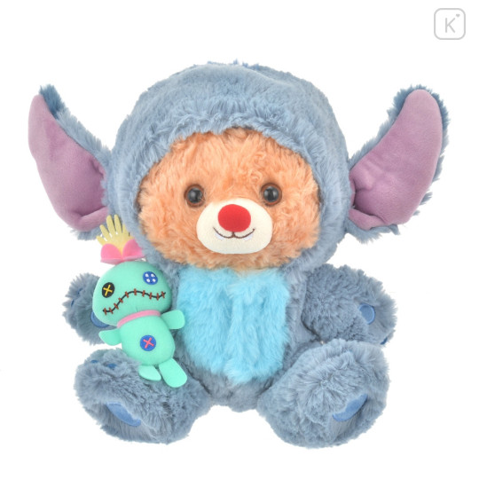 Japan Disney Store UniBearsity Plush Costume (S) - Stitch with Scrump - 1