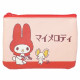 Japan Sanrio Flat Pouch & Tissue Case - Melody / Fancy Retro