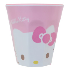 Japan Sanrio Melamine Tumbler - Hello Kitty / Matte Light Pink
