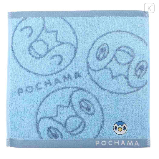 Japan Pokemon Jacquard Wash Towel - Piplup / Blue - 1