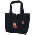 Japan Moomin Mini Tote Bag - Little My / Black - 1