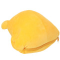 Japan Disney Hooded Neck Pillow - Winnie the Pooh / Face Plush - 3