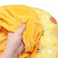Japan Disney Hooded Neck Pillow - Winnie the Pooh / Face Plush - 6