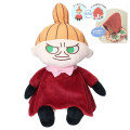 Japan Moomin Hooded Neck Pillow - Little My / Sitting Plush - 1