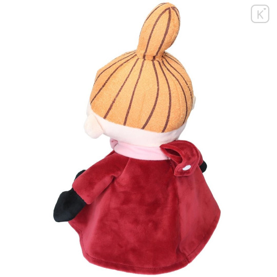 Japan Moomin Hooded Neck Pillow - Little My / Sitting Plush - 3