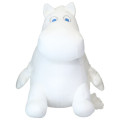 Japan Moomin Hooded Neck Pillow - Moomintroll / Sitting Plush - 2