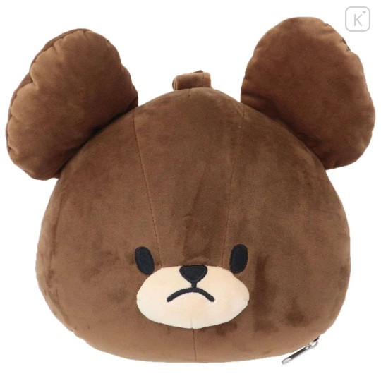 Japan The Bears School Hooded Neck Pillow - Chackie / Face Plush - 2