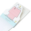 Japan Peanuts Mini Notepad - Snoopy & Woodstock / House - 2