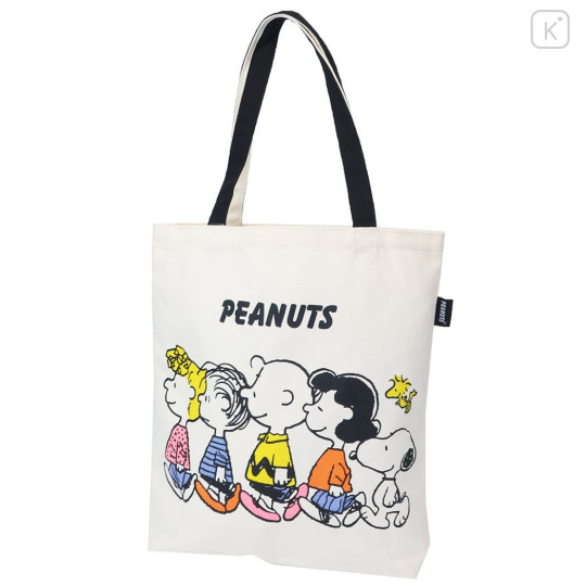 Japan Peanuts Tote Bag - Snoopy / Line Up - 1