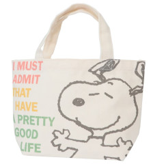 Japan Peanuts Mini Tote Bag - Snoopy / Pretty Good Life